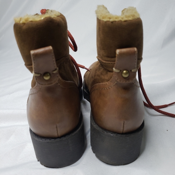 Indigo Rd Women's Combat Lug Sole Boots - Picture 2 of 8